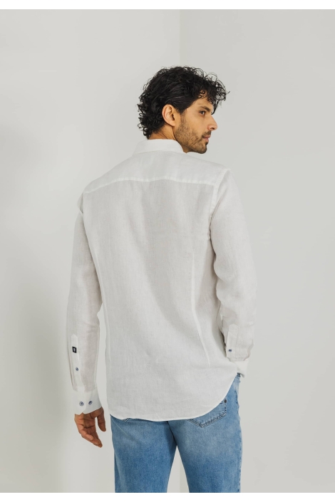State of Art shirt ls plain linen